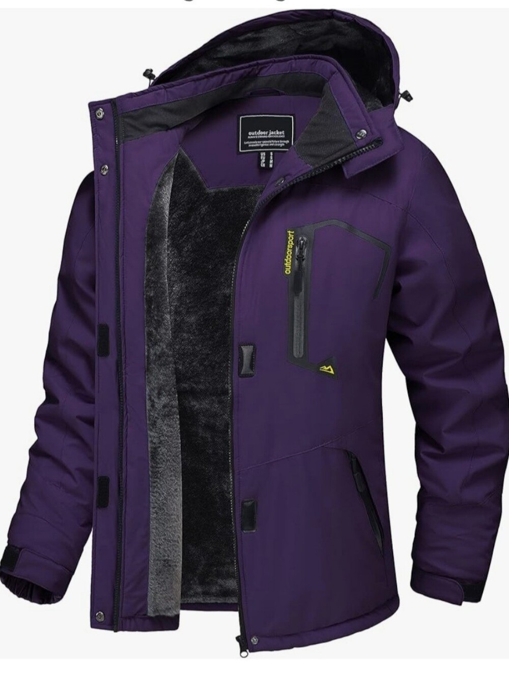 Dark Purple Ski Jacket